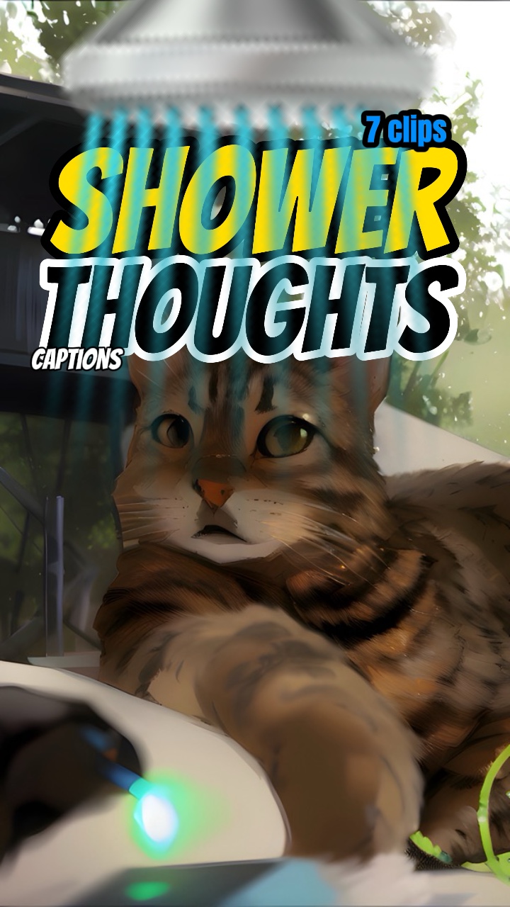 Shower thoughts 🚿😽😻