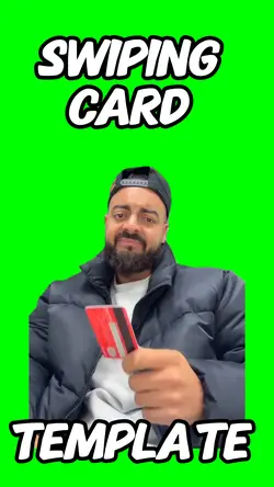 Swiping credit card