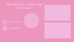 Youtube outro
