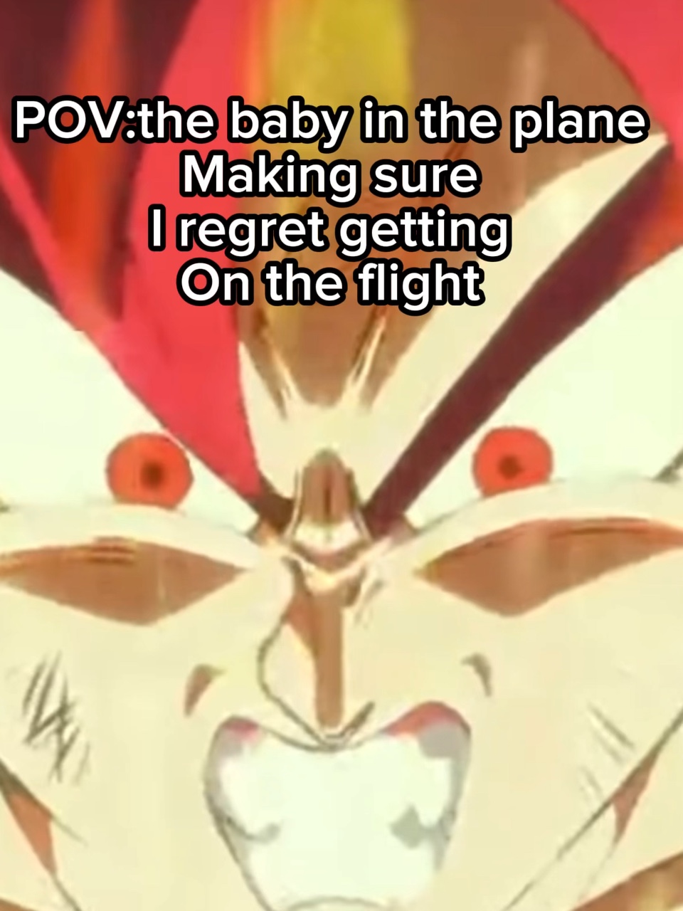 Goku screaming meme