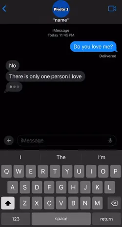 Do u love me? Text