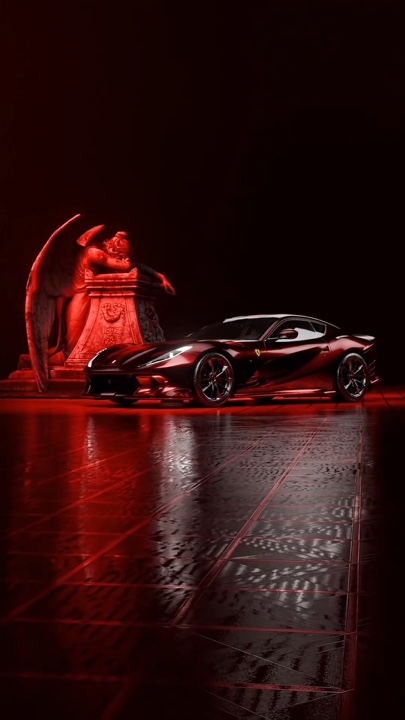 Rotes Superauto