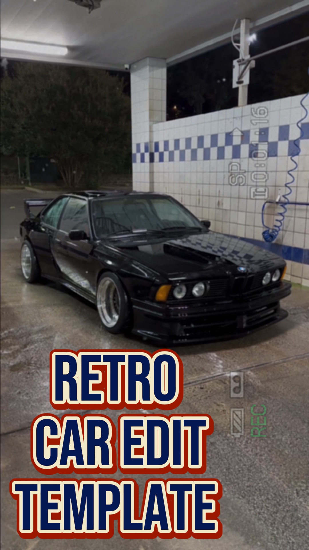 Retro araba şablonu