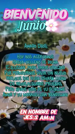 Bienvenido junio🌸
