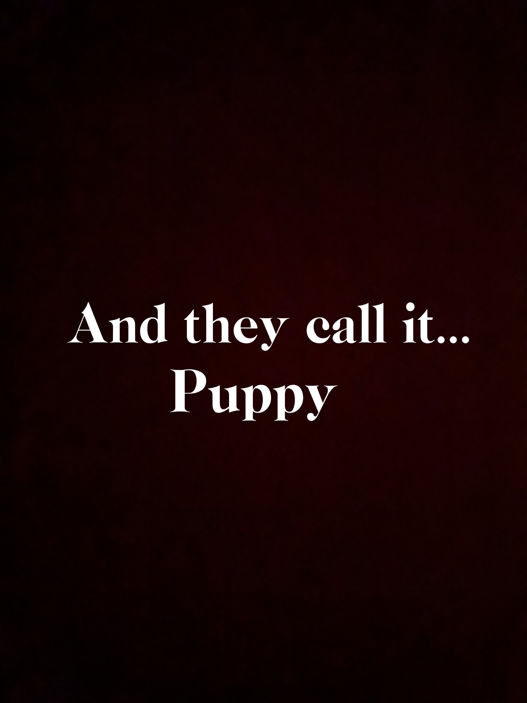 Puppy love ❤️ 