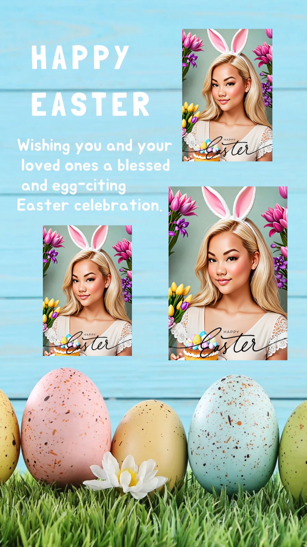 Feliz Pascua Tarjeta 