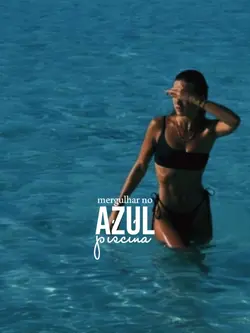azul piscina