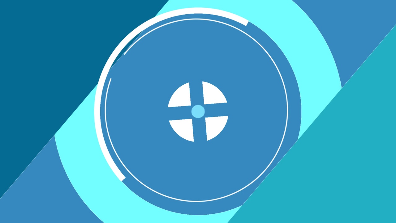 Template Promosi Logo Intro Perusahaan Gaya Biru