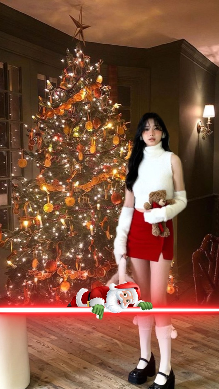 Latar belakang pohon Natal