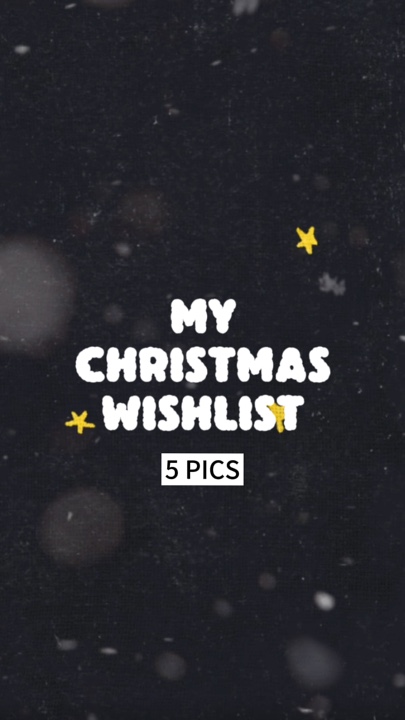 Christmas Wishlist ✨