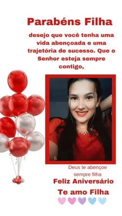 parabéns filha