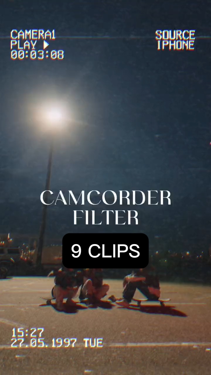 camcorder template