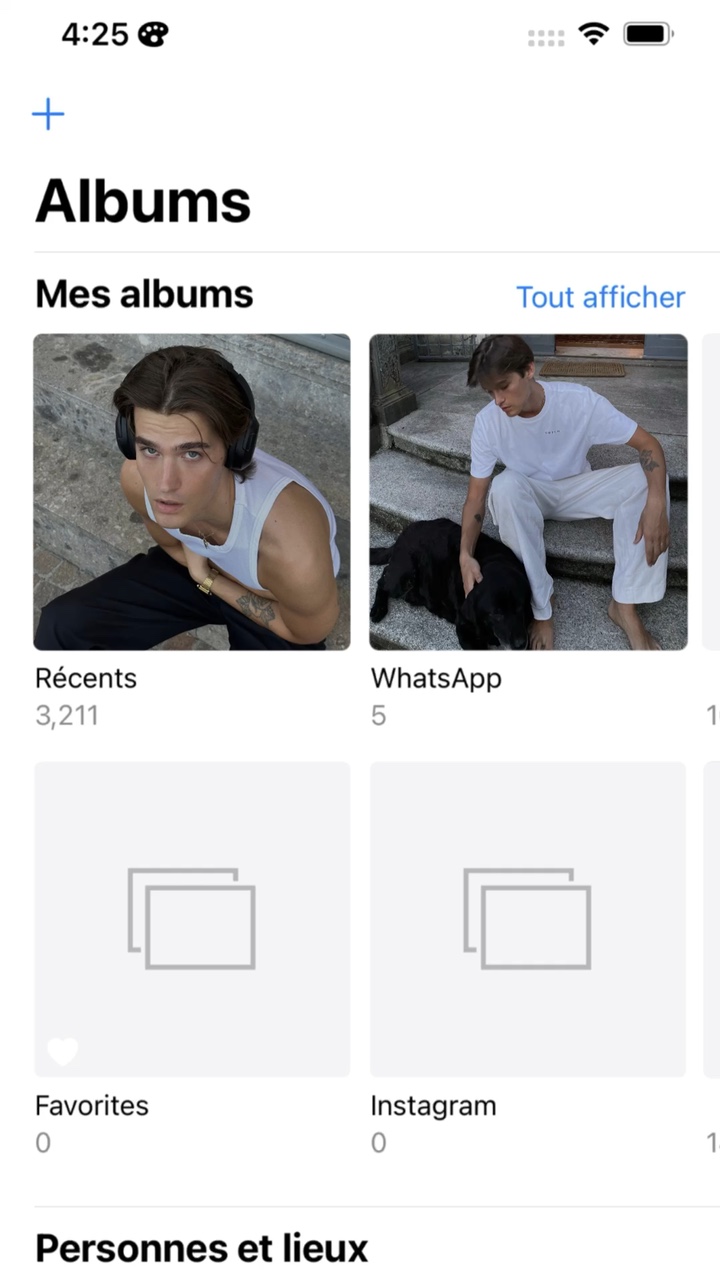 Album templates