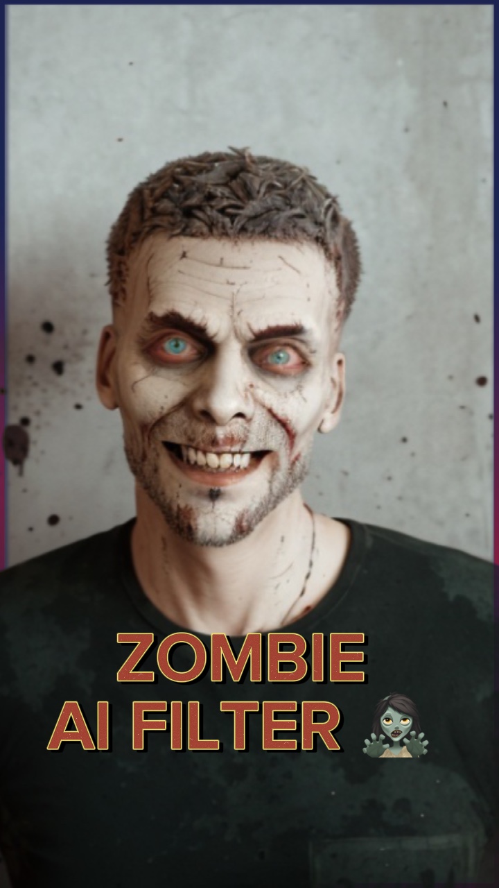 ZOMBIE AI FILTER 🧟‍♀️ 