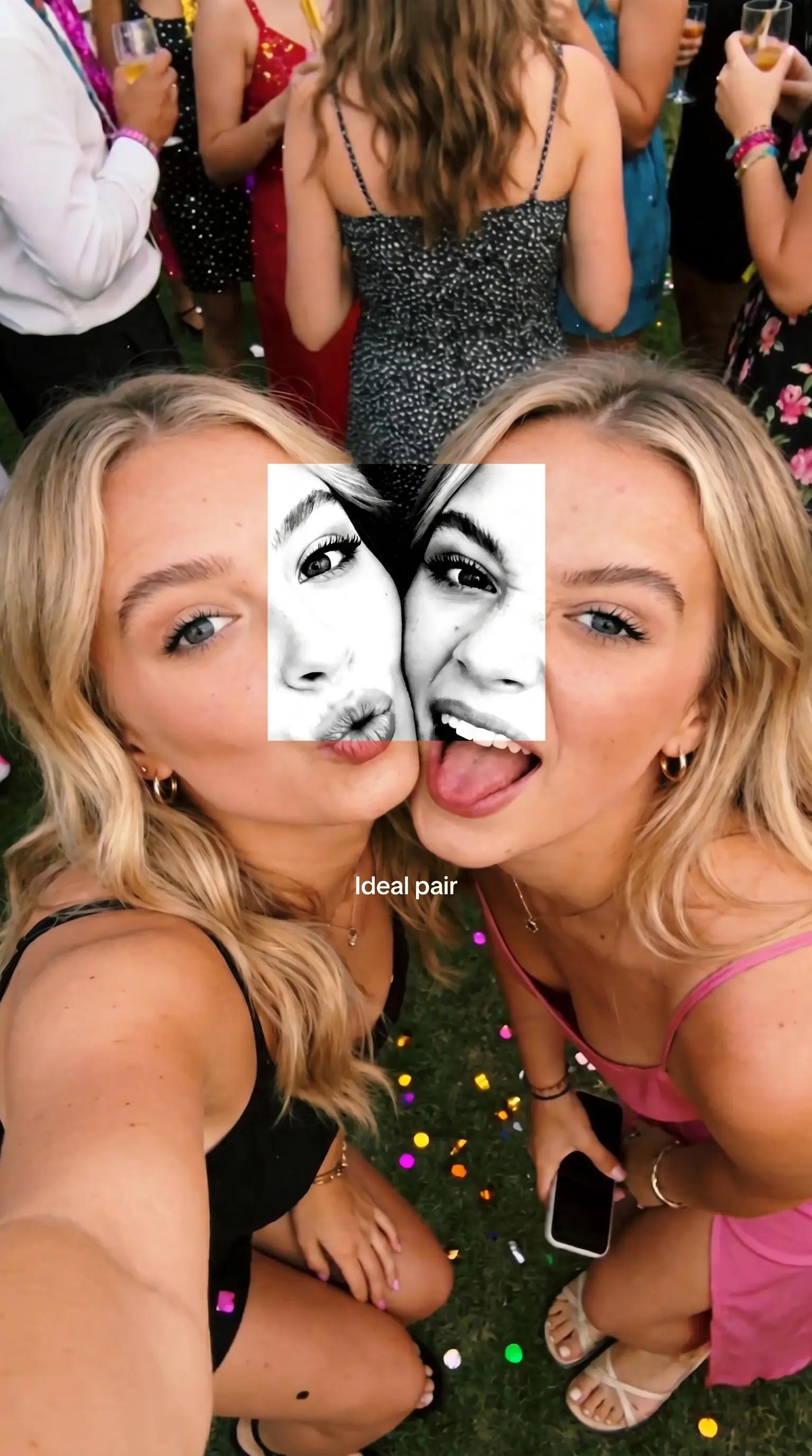 social media -Double Exposure Face