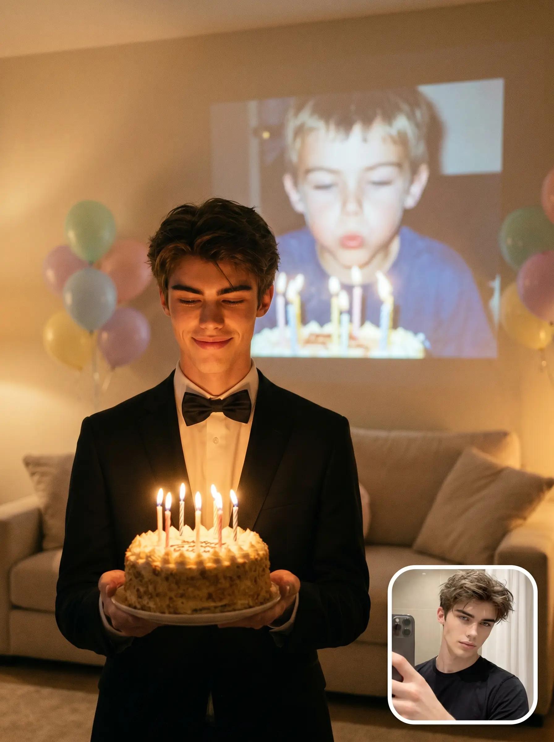 social media -Nostalgic Birthday