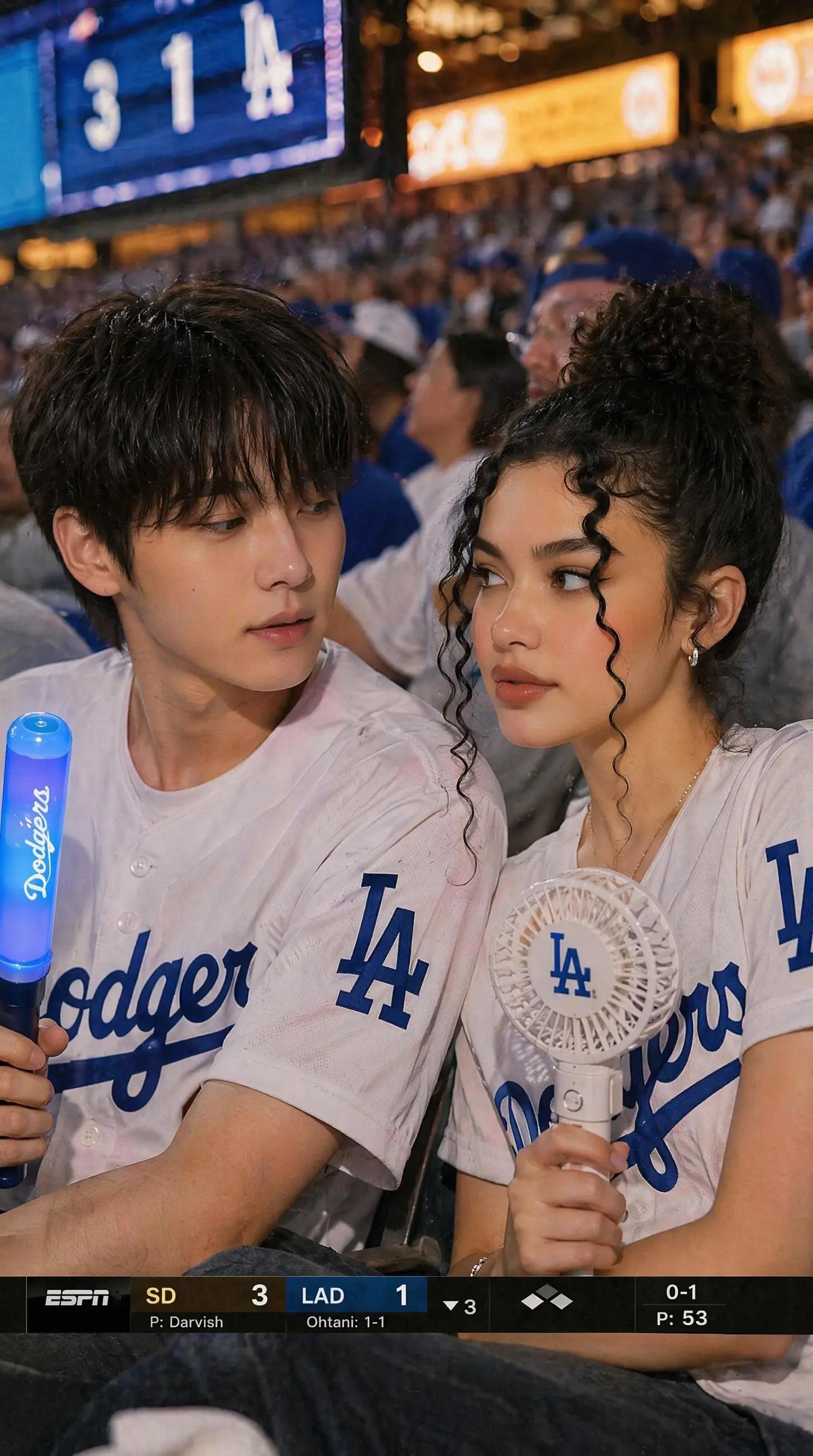 social media -Dodgers Fan Moment