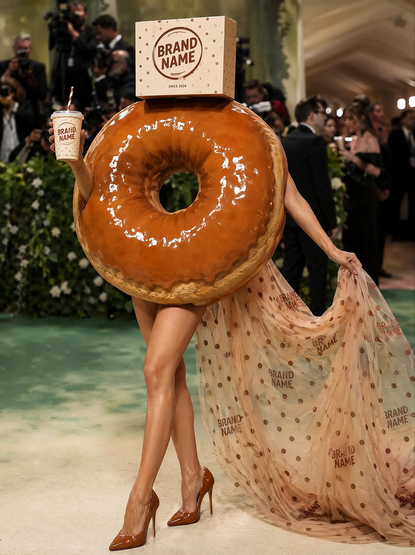 Social Media - Surreal Gala Donut Outfit