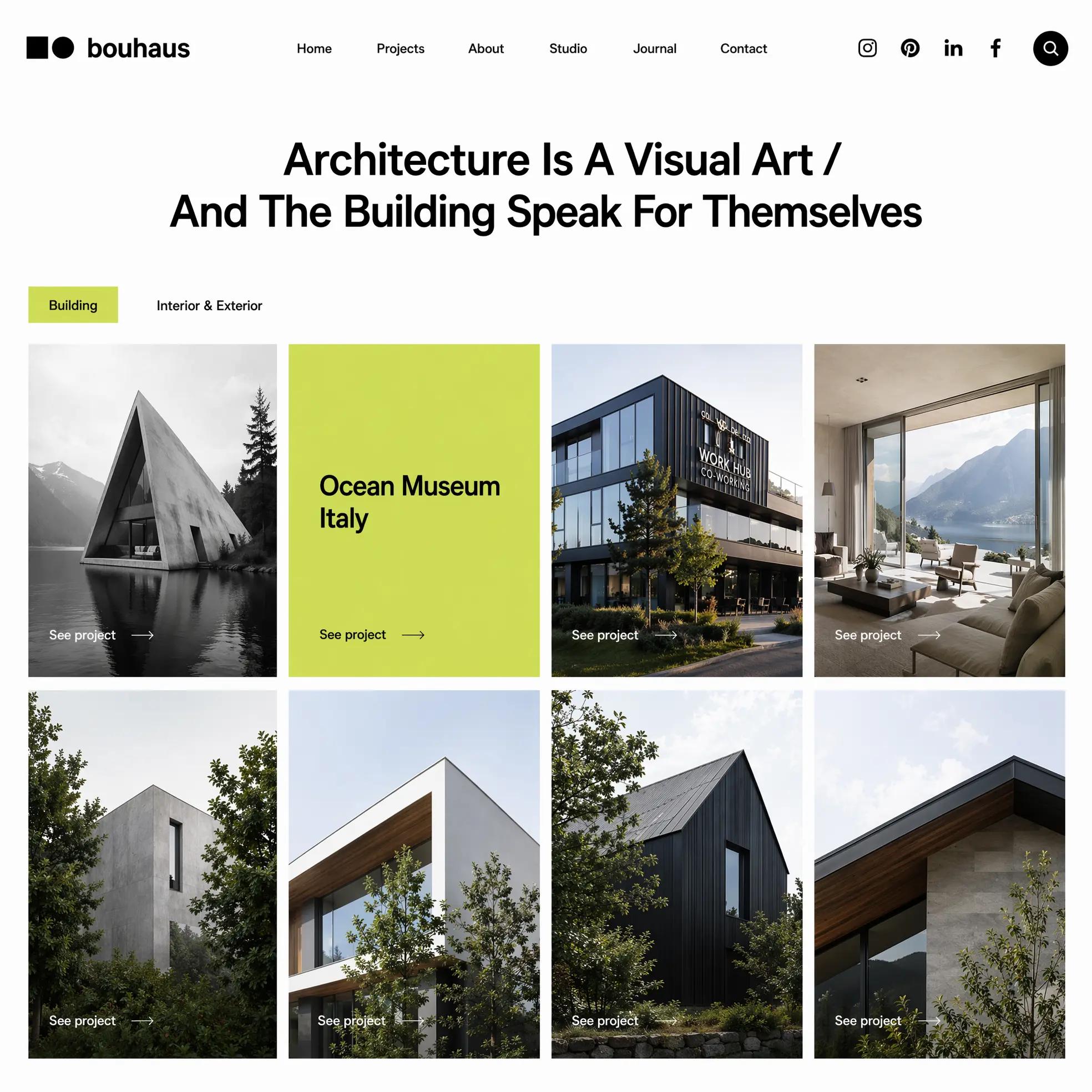 Website-Architecture Portfol
