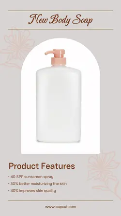 Soap Beauty Product Display Instagram Story