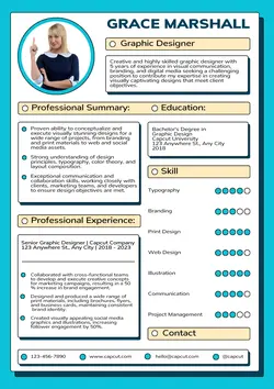 Business Resume Graphic Designer