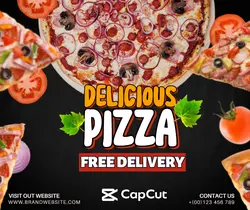 Pizza Advertisement Poster