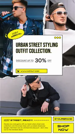 Urban Outfit Retro Style Discount Instagram Story