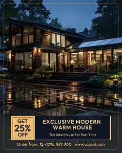 House Modern Commercial Instagram Post Potrait