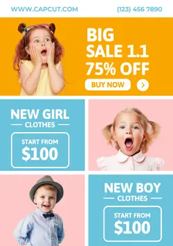 Fashion Kids Promotion Page