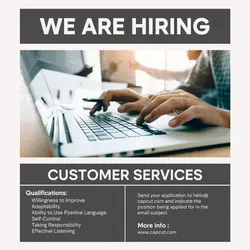 Office Business Recruitment Product Display