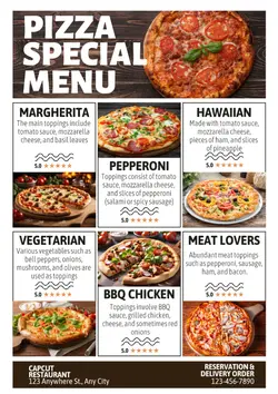 Non-Marketing Menu 8 multi- PIZZA SPECIAL MENU