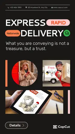 Services Express delivery Display Business