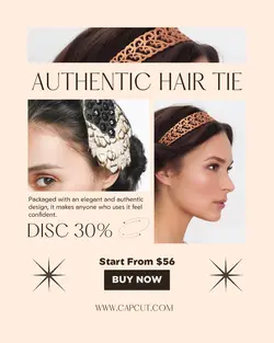Accessories Hair Tie Promotion Instagram Portrait