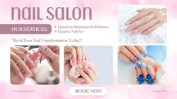 Beauty and Personal Care Nail Salon Display