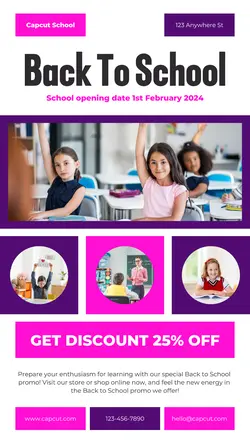 Back To School Promotion Instagram Story