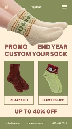 Product Sock Promotion Instagram Story