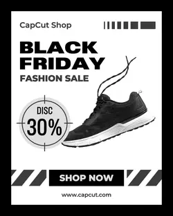 Black Friday Fashion Promotion for Instagram Post