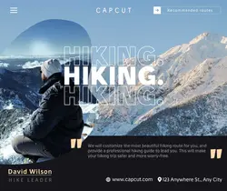 Travel and Mountian Hiking Introduce Display