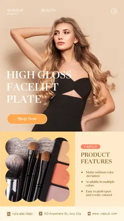 Beauty High gloss Display Modern