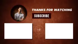 Non-marketing Youtube endscreen Brown Abstract Background