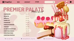 Restaurant Menu List Twitter Post