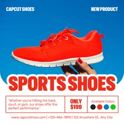 Sports Shoes Promotion Instagram Post