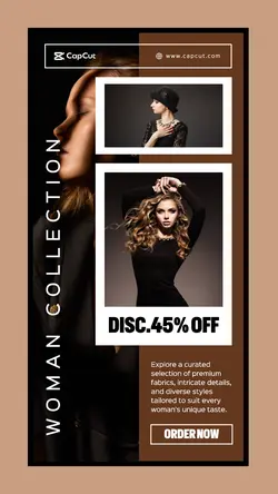 3 Multi-product Image + Women's Clothes Promotion UI Style