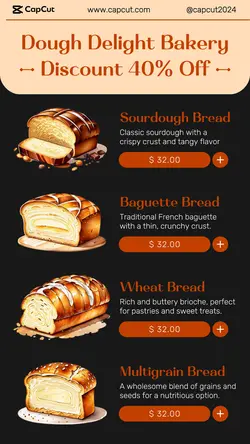Food and Beverage Bakery Promotion Instagram Story