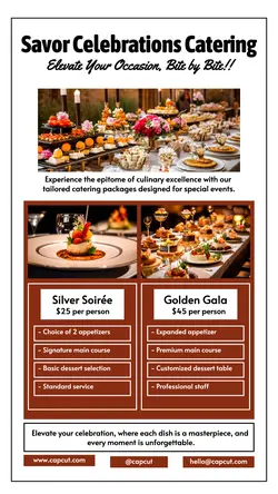 Food Product Display Catering Instagram Story