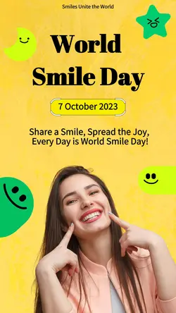 World Smile Day Instagram Story