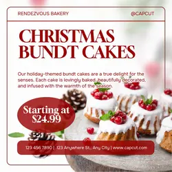 Christmas Food Promotion Instagram Post