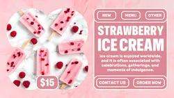 Food Ice Cream Promotion Twitter Post