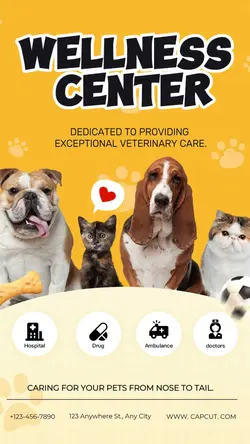 Pet & Medical Introduction Cartoon style