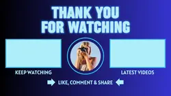Non-marketing Youtube end Screen